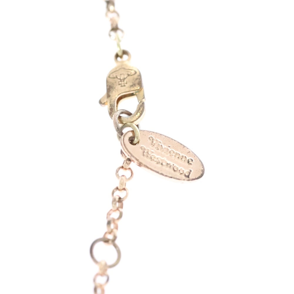 Vivienne Westwood(ヴィヴィアンウエストウッド) MINI BAS RELIEF ミニバスレリーフ オーブ ネックレス ゴールド