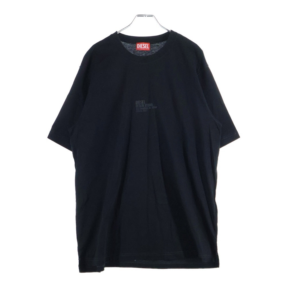 DIESEL(ディーゼル) フロントロゴ 半袖Tシャツ カットソー ブラック A132380QANW