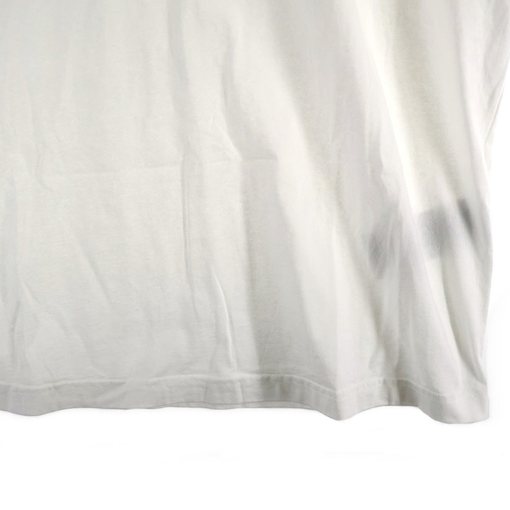 DIESEL(ディーゼル) フロントロゴ刺繍 半袖Tシャツ カットソー ホワイト A11302-0HGAM