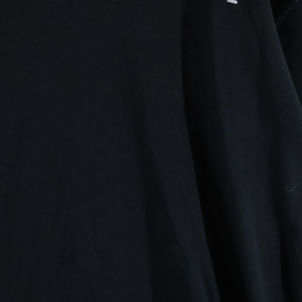 DIESEL(ディーゼル) JUST LS N7 ロゴプリント ロングスリーブ 長袖Tシャツ ブラック A12288