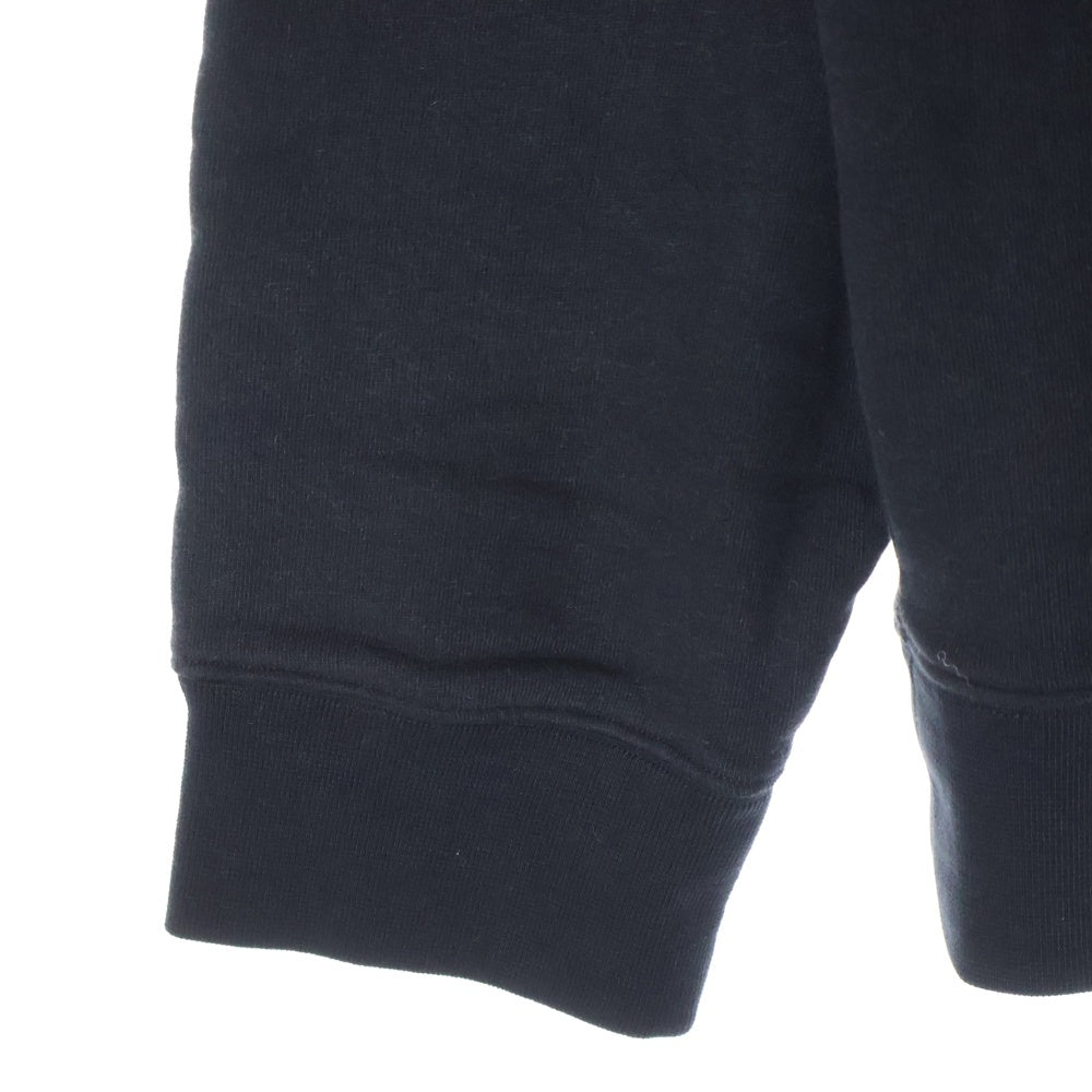 MONCLER(モンクレール) Sweatshirt クルーネック スウェットシャツ フロントロゴ ブラック J20918G00029