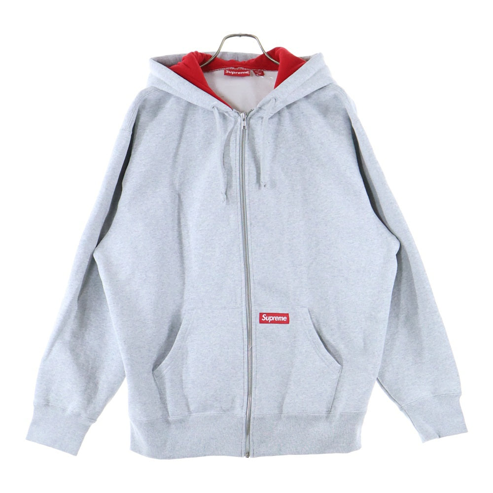 SUPREME(シュプリーム) 22AW Double Hood Facemask Zip Up Hooded Sweatshirt ダブルフードフェイスマスク ジップアップ フーデッドスウェットシャツ パーカー グレー