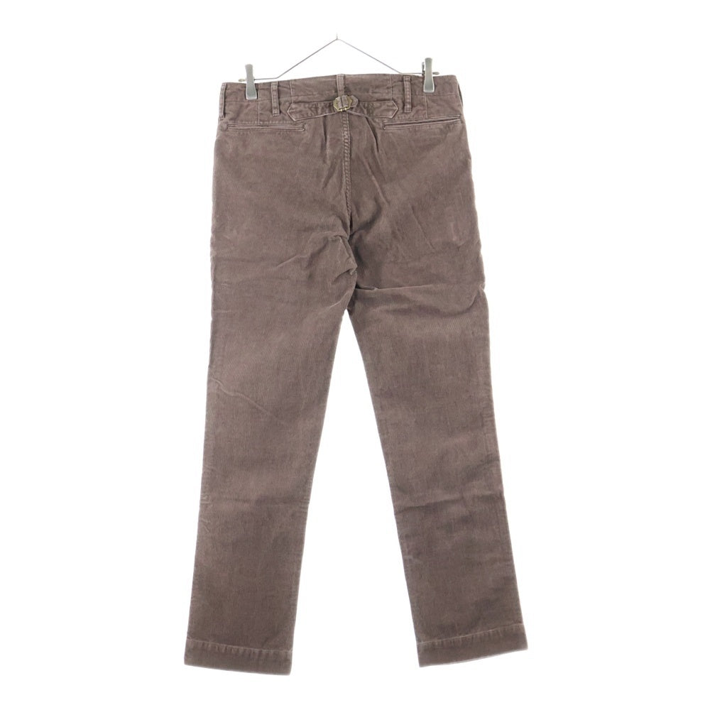 VISVIM(ヴィスヴィム) 14AW FLUXUS CORDS ストレート コーデュロイパンツ ブラウン 0114205008018