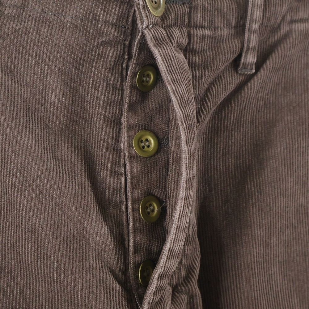 VISVIM(ヴィスヴィム) 14AW FLUXUS CORDS ストレート コーデュロイパンツ ブラウン 0114205008018