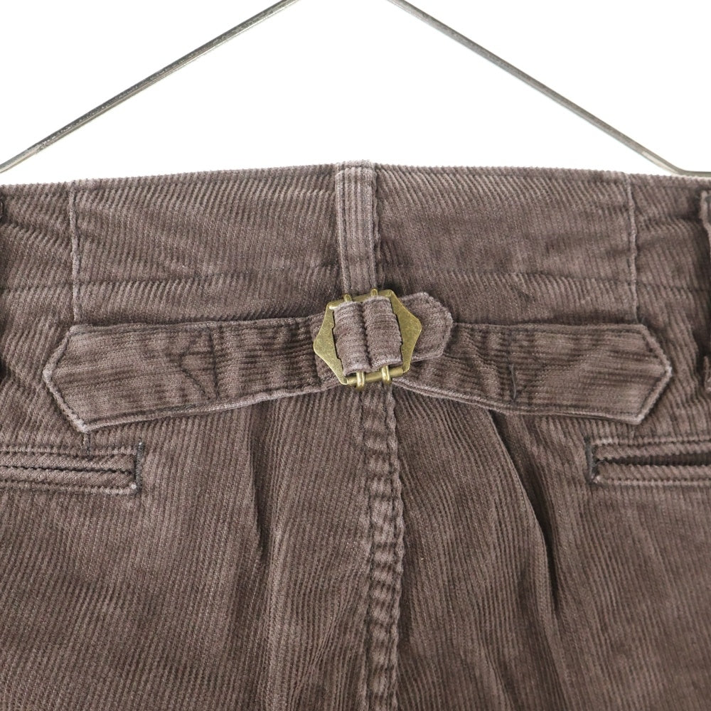 VISVIM(ヴィスヴィム) 14AW FLUXUS CORDS ストレート コーデュロイパンツ ブラウン 0114205008018
