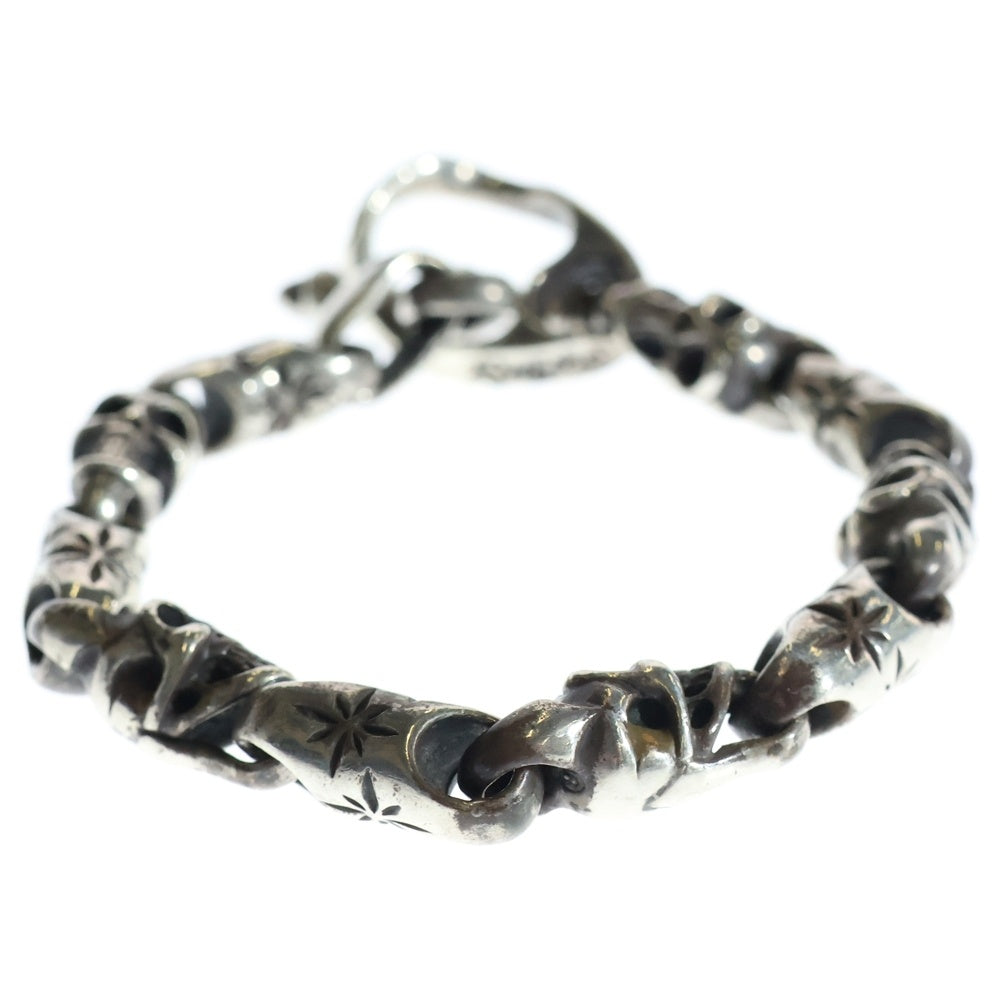 Bill Wall Leather/BWL(ビルウォールレザー) Baby Skull Mid Star Bracelet ベイビースカル ミッドスター ブレスレット シルバー