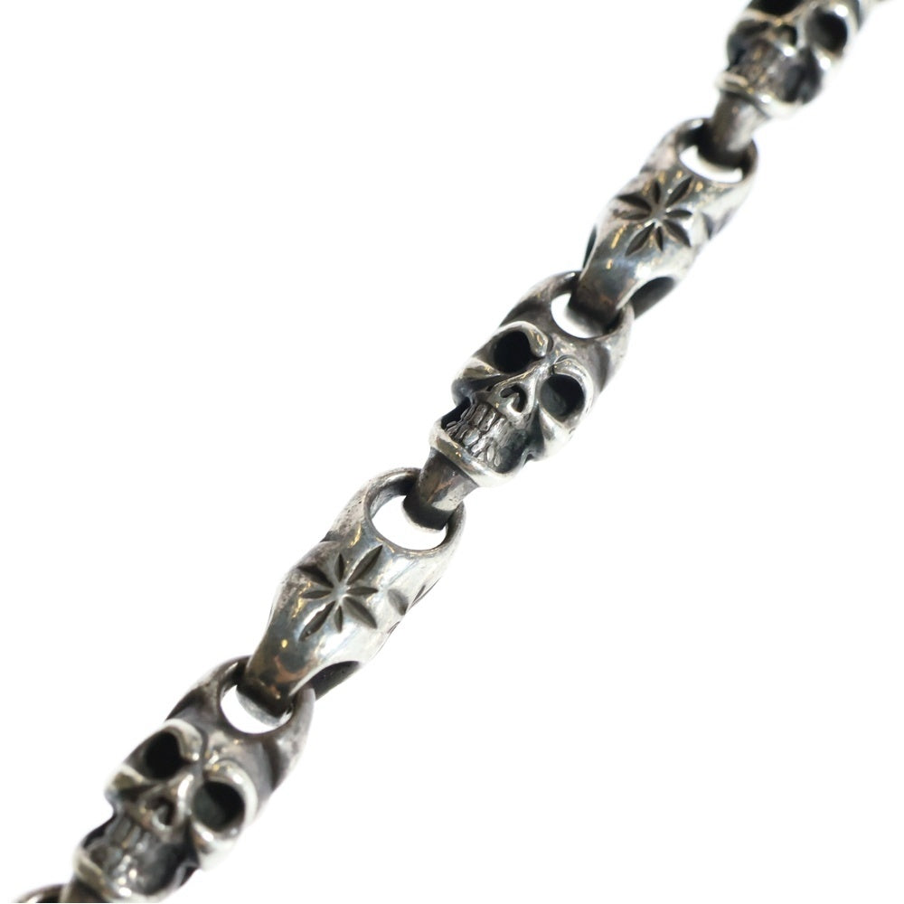 Bill Wall Leather/BWL(ビルウォールレザー) Baby Skull Mid Star Bracelet ベイビースカル ミッドスター ブレスレット シルバー
