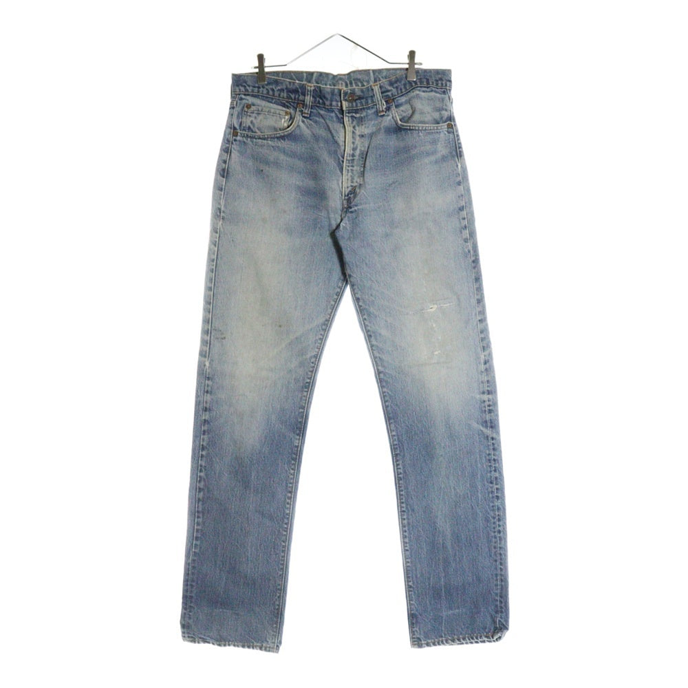 Levi's(リーバイス) 70s 505 66前期 ボタン裏刻印5 ジップフライ デニムパンツ 42TALON スモールe赤タブ インディゴ