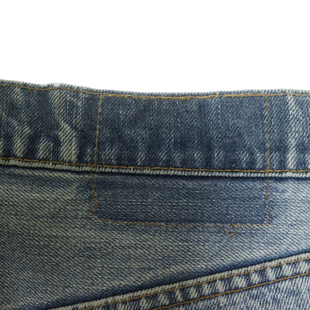 Levi's(リーバイス) 70s 505 66前期 ボタン裏刻印5 ジップフライ デニムパンツ 42TALON スモールe赤タブ インディゴ