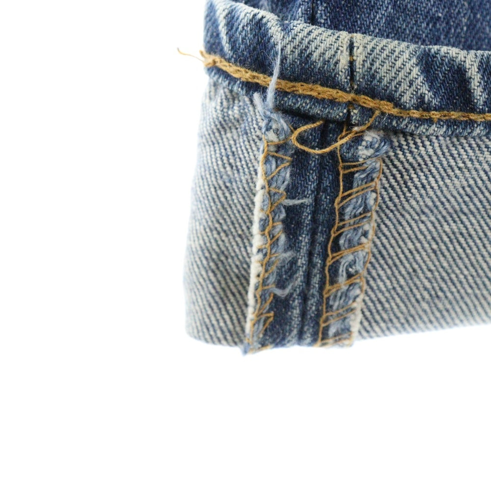 Levi's(リーバイス) 70s 505 66前期 ボタン裏刻印5 ジップフライ デニムパンツ 42TALON スモールe赤タブ インディゴ