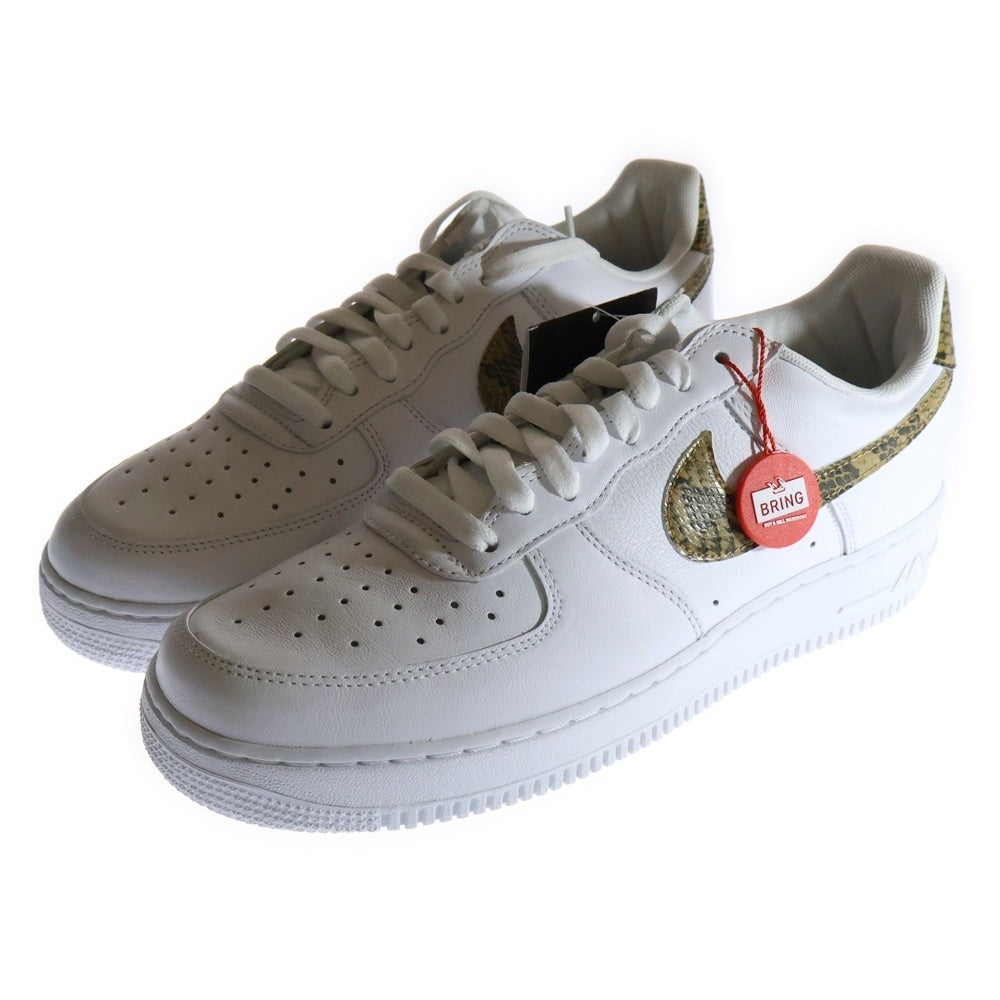 NIKE(ナイキ) AIR FORCE 1 LOW RETRO PRM QS Ivory Snake AO1635-100 エアフォース1 ロー レトロ アイボリースネーク ローカットスニーカー ホワイト US10/28.0cm