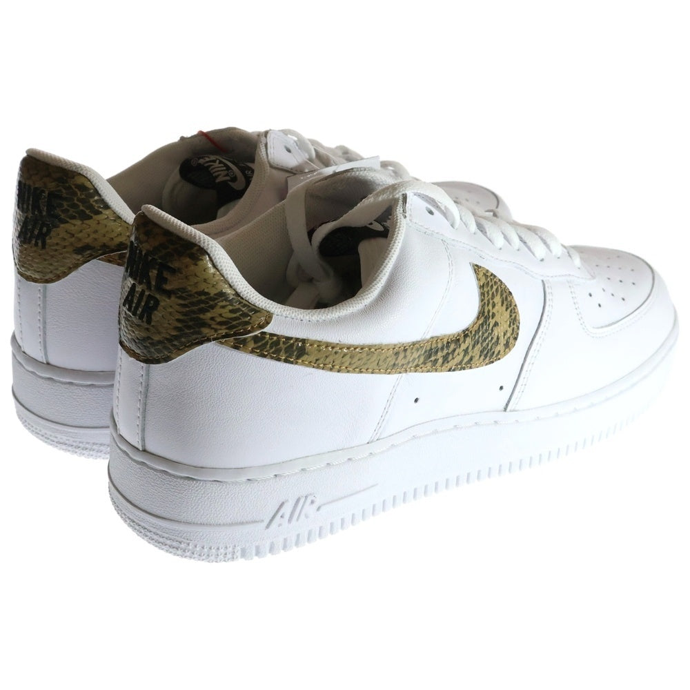 NIKE(ナイキ) AIR FORCE 1 LOW RETRO PRM QS Ivory Snake AO1635-100 エアフォース1 ロー レトロ アイボリースネーク ローカットスニーカー ホワイト US10/28.0cm