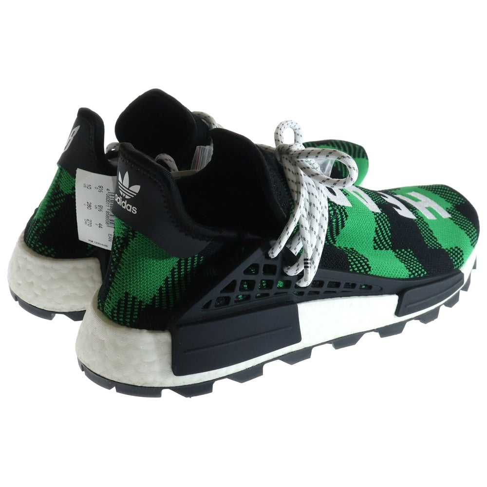 adidas Originals(アディダスオリジナルス) ×PHARRELL WILLIAMS BBC HU NMD Green Plaid EF7388 ファレルウィリアムス ヒューノマド グリーンプレイド ローカットスニーカー