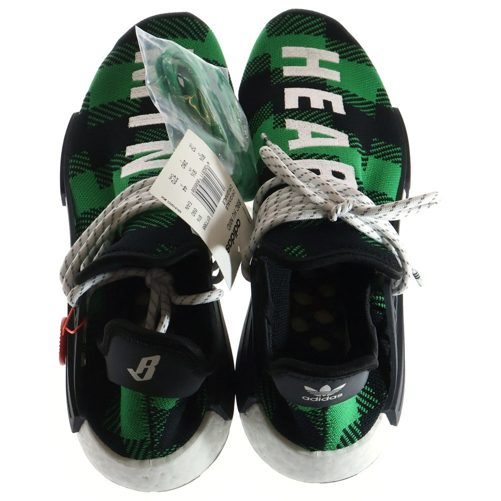 adidas Originals(アディダスオリジナルス) ×PHARRELL WILLIAMS BBC HU NMD Green Plaid EF7388 ファレルウィリアムス ヒューノマド グリーンプレイド ローカットスニーカー