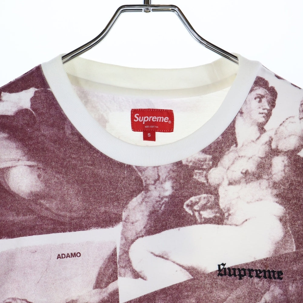SUPREME(シュプリーム) 17AW Michelangelo L/S Top ミケランジェロ 長袖Tシャツ ロングスリーブカットソー ボルドー