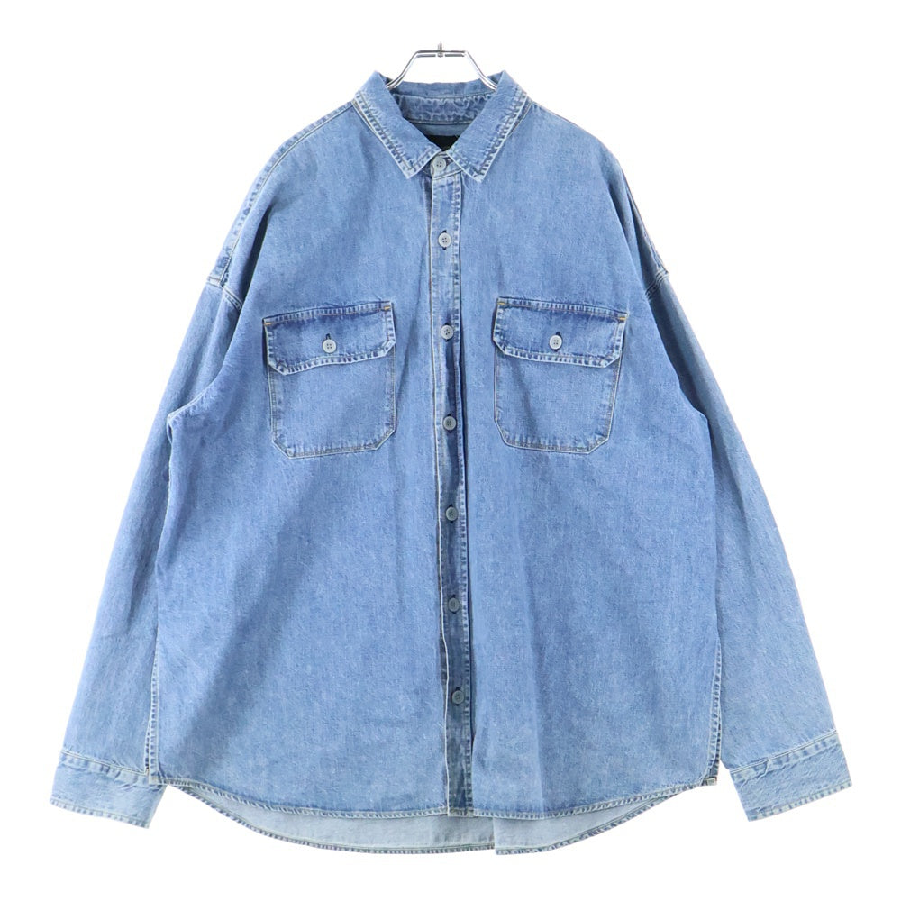 FEAR OF GOD(フィアオブゴッド) FIFTH COLLECTION 長袖デニムシャツ インディゴ 5C17D