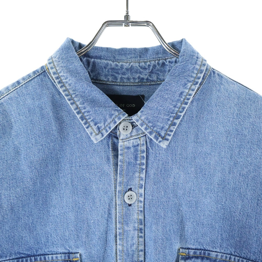 FEAR OF GOD(フィアオブゴッド) FIFTH COLLECTION 長袖デニムシャツ インディゴ 5C17D