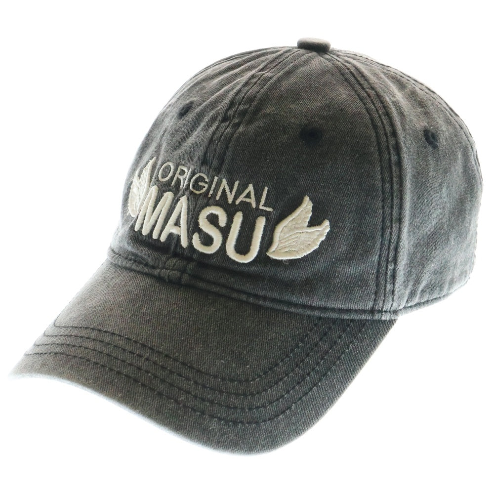 MASU(エムエーエスユー) 24AW ORIGINAL MASU CAP FADED オリジナル エムエーエスユー キャップ 刺繍 グレー MPFW-OJ0924