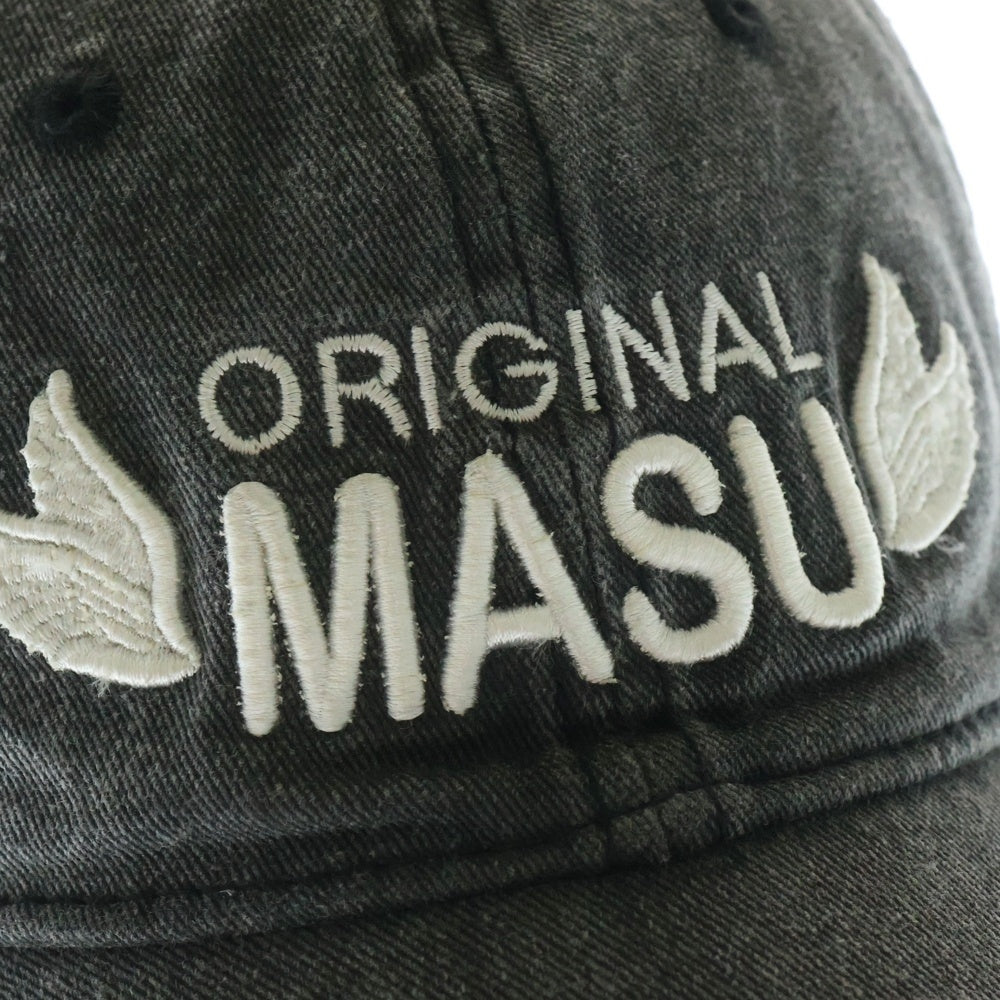 MASU(エムエーエスユー) 24AW ORIGINAL MASU CAP FADED オリジナル エムエーエスユー キャップ 刺繍 グレー MPFW-OJ0924