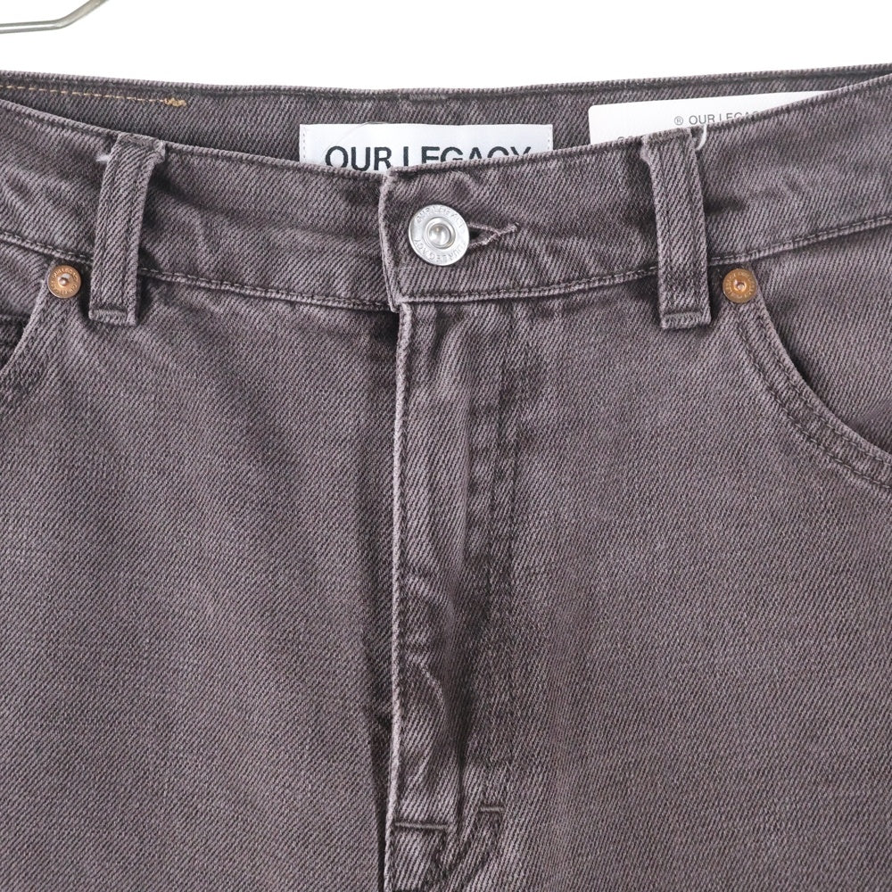 OUR LEGACY(アワーレガシー) VAST CUT DENIM ROYAL BROWN OVERDYE バストカット デニム ロイヤルブラウンオーバーダイ ブラウン M2255VCR