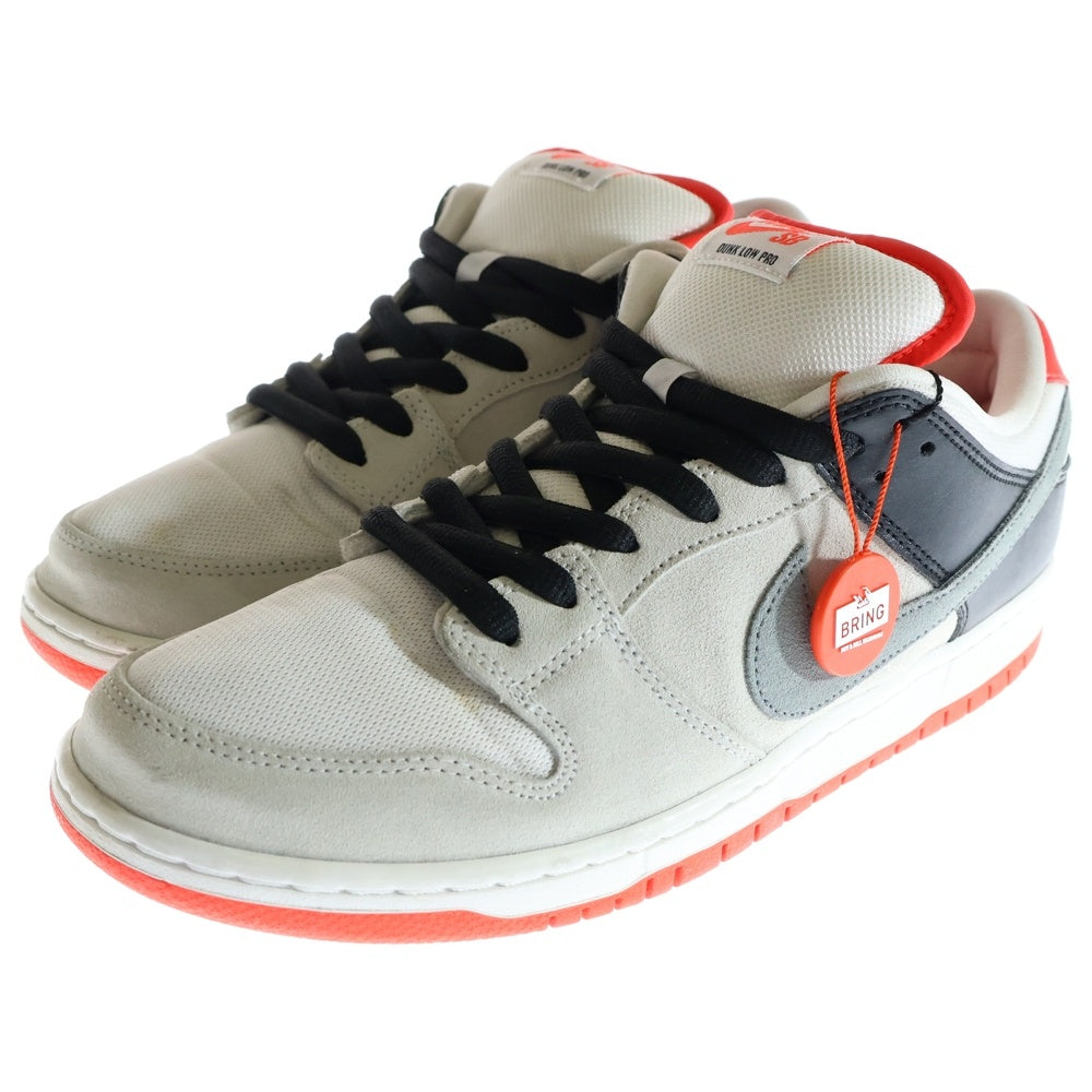 NIKE SB(ナイキエスビー) DUNK LOW PRO ISO INFRARED CD2563-004 ダンク プロ インフラレッド ローカットスニーカー グレー/レッド US11/29cm