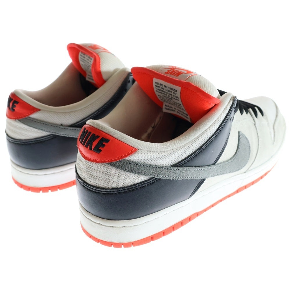NIKE SB(ナイキエスビー) DUNK LOW PRO ISO INFRARED CD2563-004 ダンク プロ インフラレッド ローカットスニーカー グレー/レッド US11/29cm