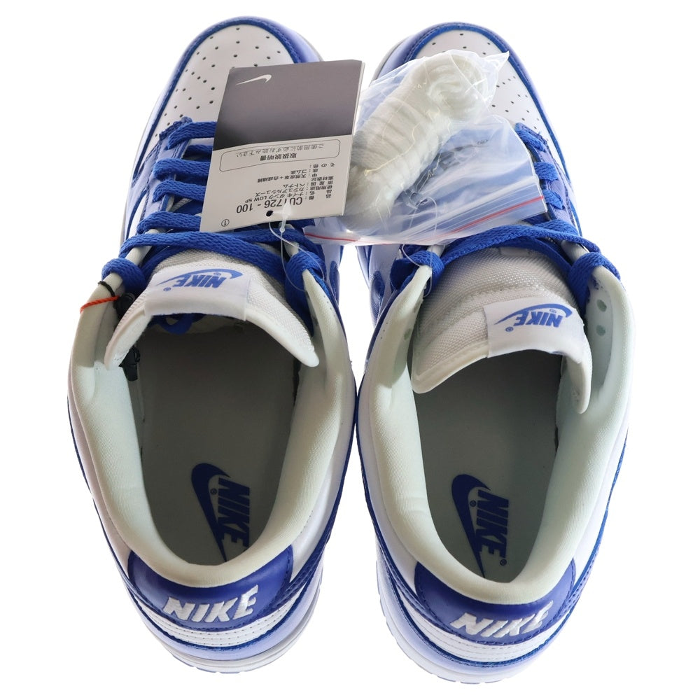NIKE(ナイキ) DUNK LOW SP Varsity Royal/Kentucky CU1726-100 ダンク ロー SP バーシティロイヤル/ケンタッキー ローカットスニーカー ホワイト/ブルー US10.5/28.5cm