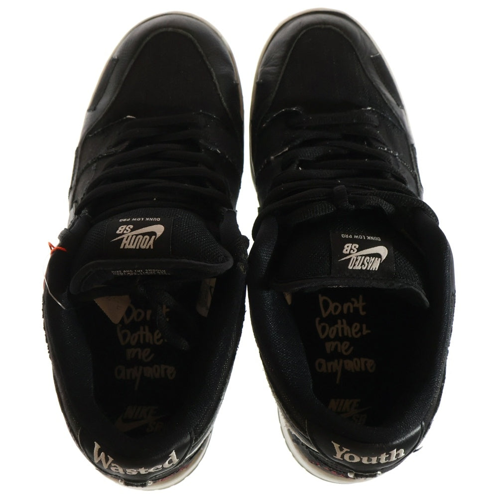 NIKE(ナイキ) ×Wasted Youth DUNK LOW PRO QS DD8386-001 ウェイステッドユース ダンク ローカットスニーカー ブラック US11/29cm