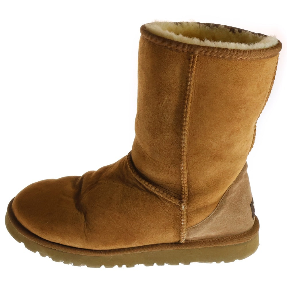 UGG(アグ) ムートン スエードショートブーツ ブラウン F23010D