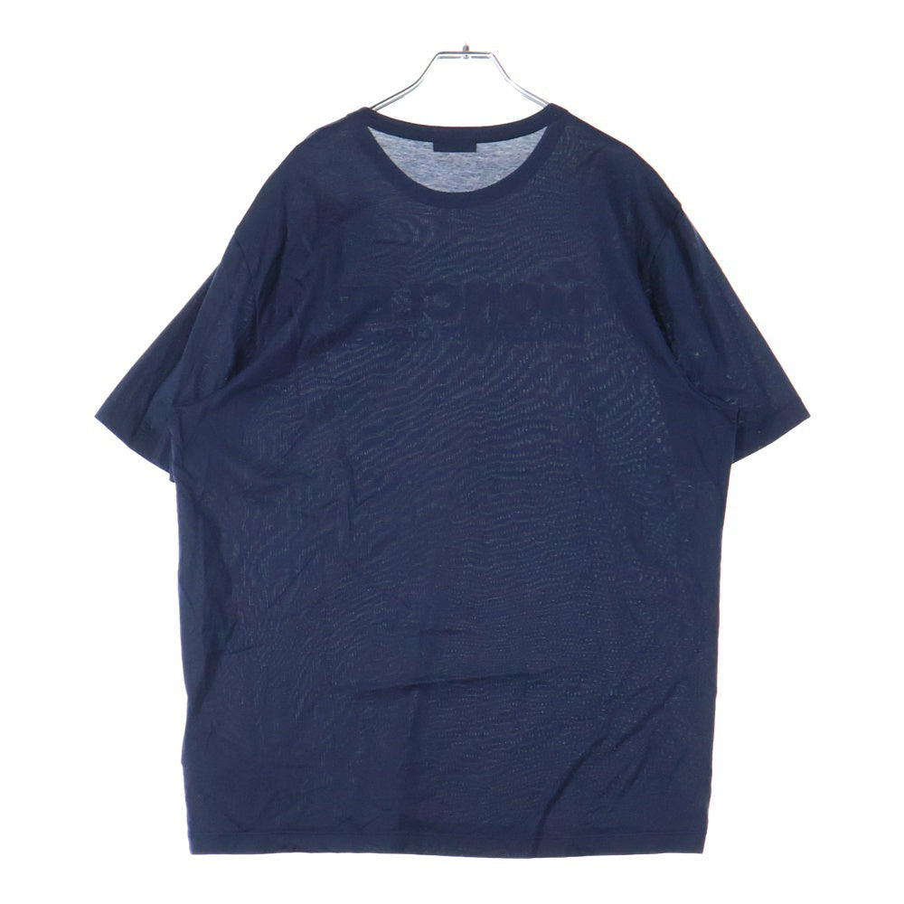 MONCLER(モンクレール) 21SS MAGLIA T-SHIRT マグリア フロントプリントTシャツ 半袖カットソー ネイビー G10918C7D910