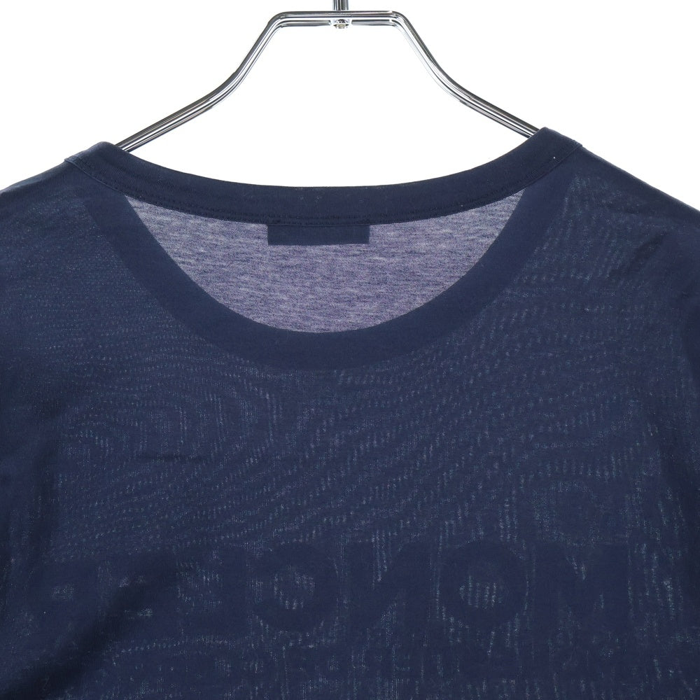 MONCLER(モンクレール) 21SS MAGLIA T-SHIRT マグリア フロントプリントTシャツ 半袖カットソー ネイビー G10918C7D910