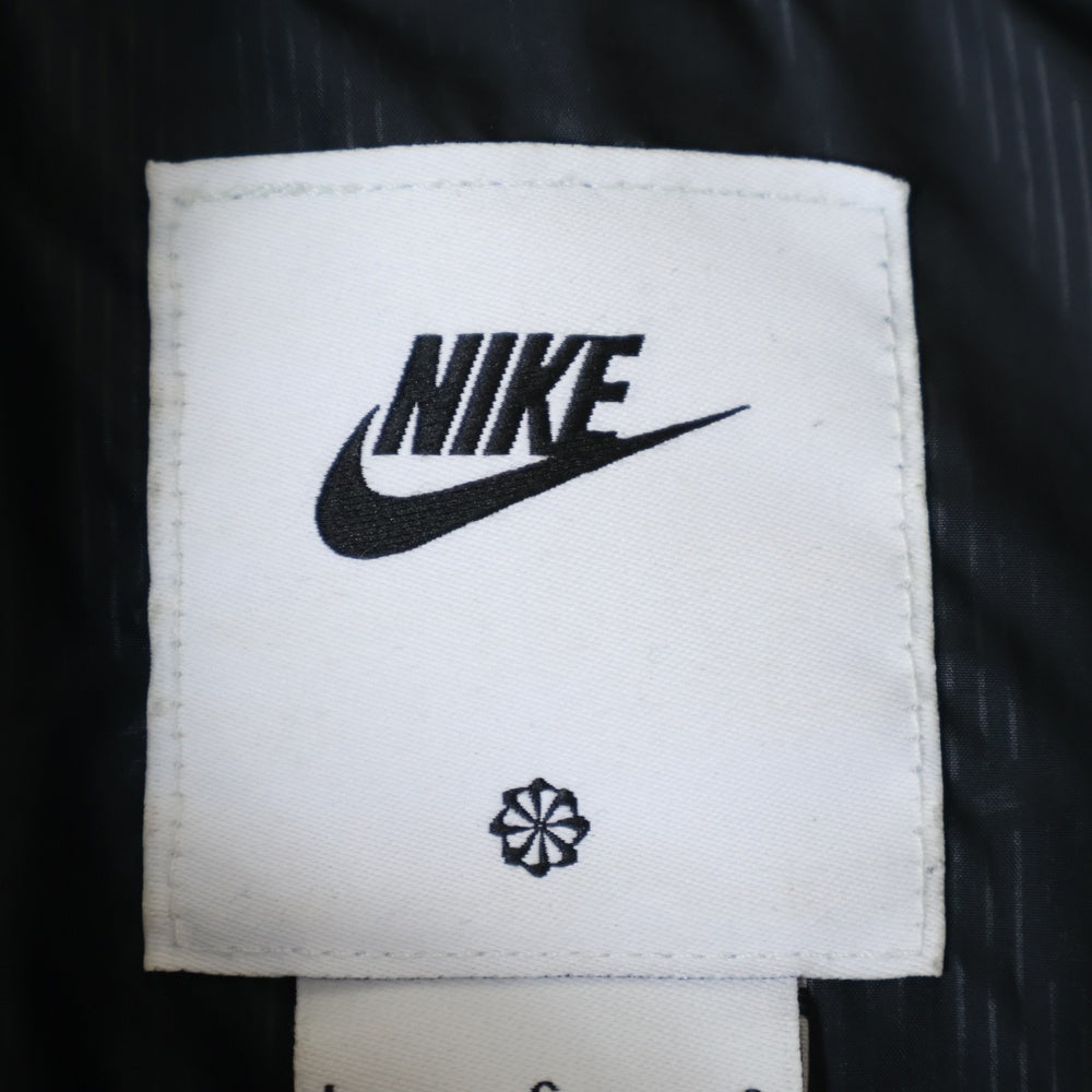 NIKE(ナイキ) ロゴ刺繍 プリマロフト ジップアップ パフィーベスト ブラック FB7374-010