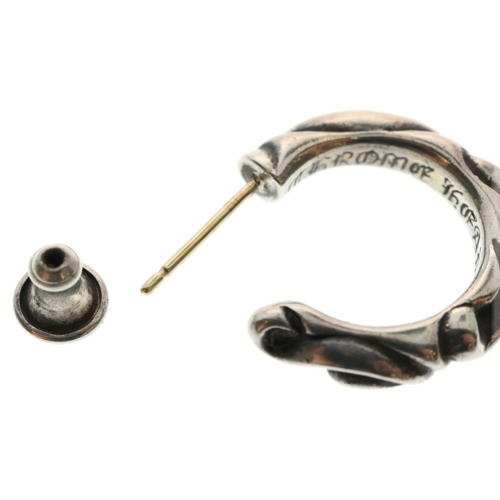 CHROME HEARTS(クロムハーツ) HOOP SCROOL スクロール フープピアス シルバー BCA102