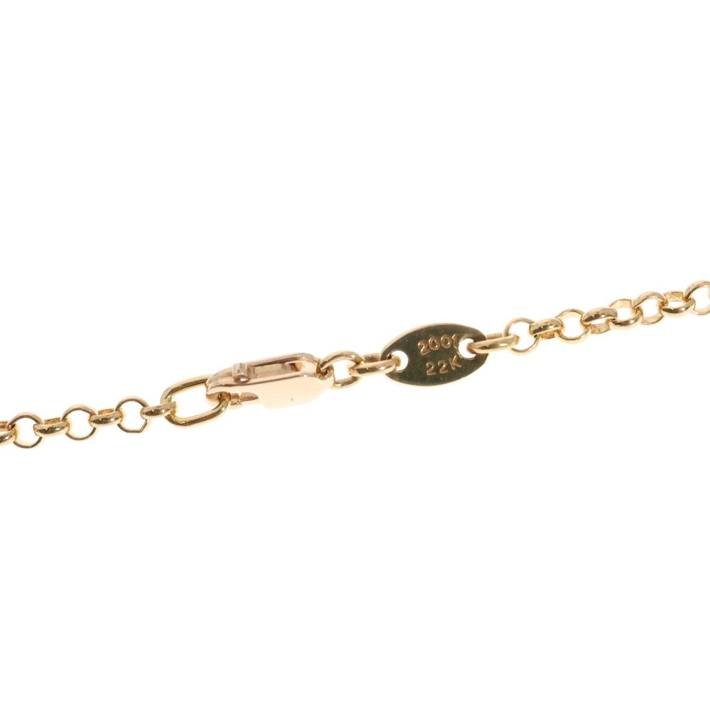 CHROME HEARTS(クロムハーツ) 22K SAFETY PIN NECKLACE セーフティピン ゴールドネックレス 18inch
