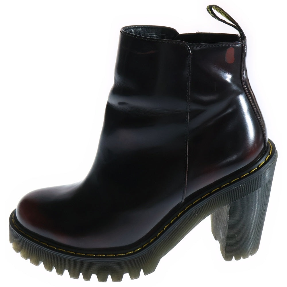 Dr.Martens(ドクターマーチン) MAGDALENA マグダレナ アンクルジップ ヒールブーツ レッド レディース 23728600 UK4