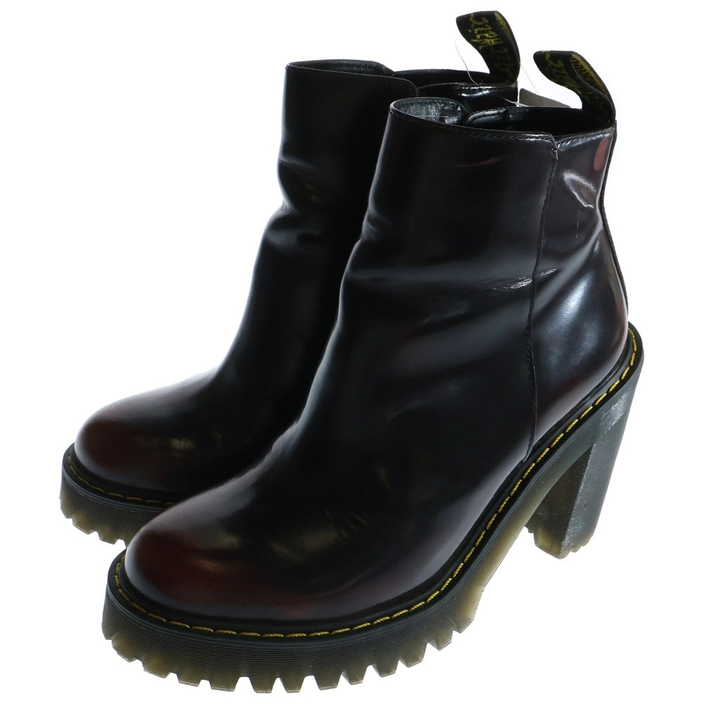 Dr.Martens(ドクターマーチン) MAGDALENA マグダレナ アンクルジップ ヒールブーツ レッド レディース 23728600 UK4