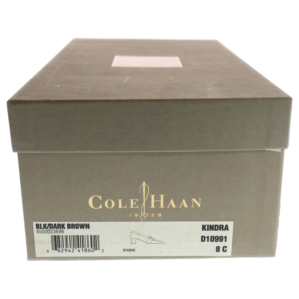 COLE HAAN(コール ハーン) KINDRA ハイヒール レザーパンプス サンダル ブラック D10991