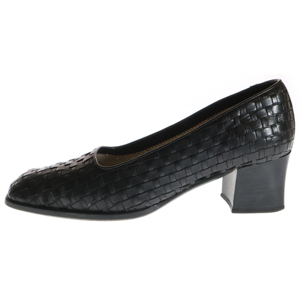 COLE HAAN(コール ハーン) KRISTINA レザー ハイヒールパンプス サンダル ブラック F6896