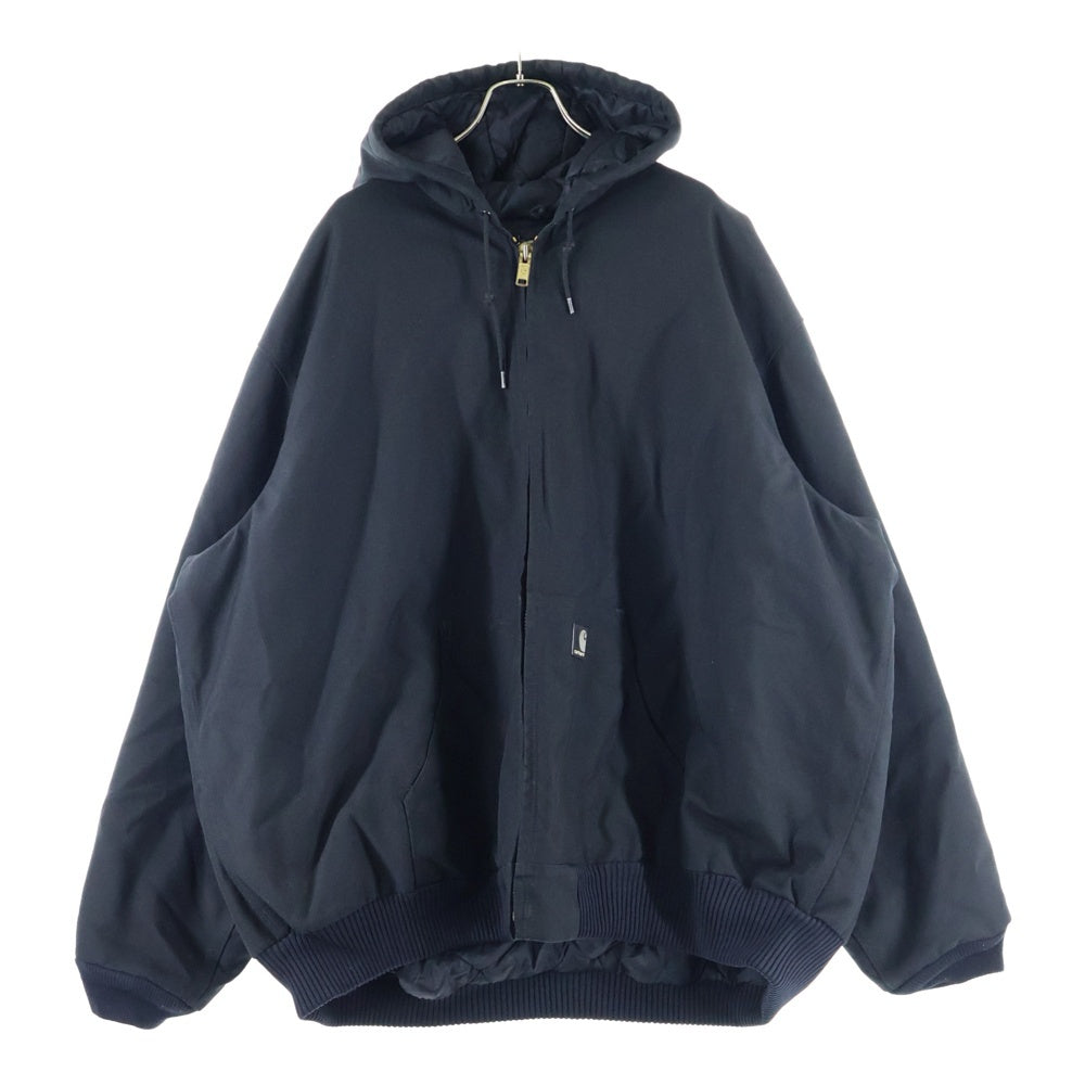CARHARTT(カーハート) DUCK ACTIVE JACKET ダック ロゴパッチ キルティング アクティブジャケット ブラック