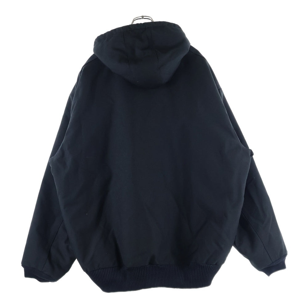 CARHARTT(カーハート) DUCK ACTIVE JACKET ダック ロゴパッチ キルティング アクティブジャケット ブラック