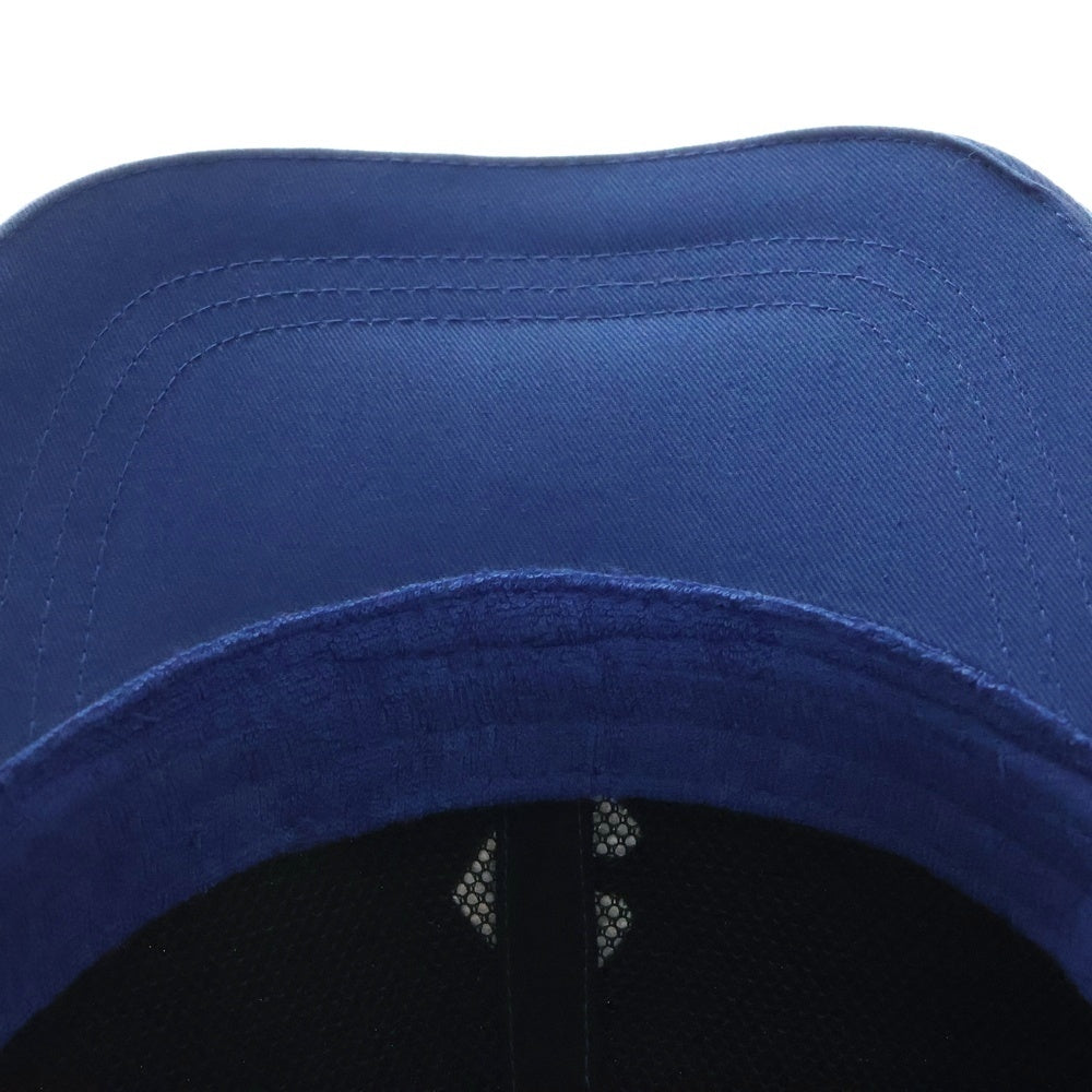 CRONOS(クロノス) Visor Trim Logo Cap ロゴ刺繍キャップ C06-CP-2505JG ブルー