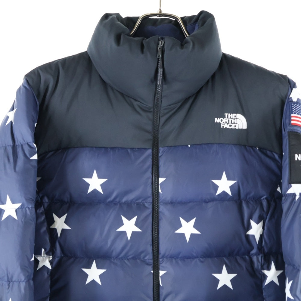 THE NORTH FACE(ザノースフェイス) W IC NUPTSE JACKET スター総柄ヌプシダウンジャケット NF0A3BZE