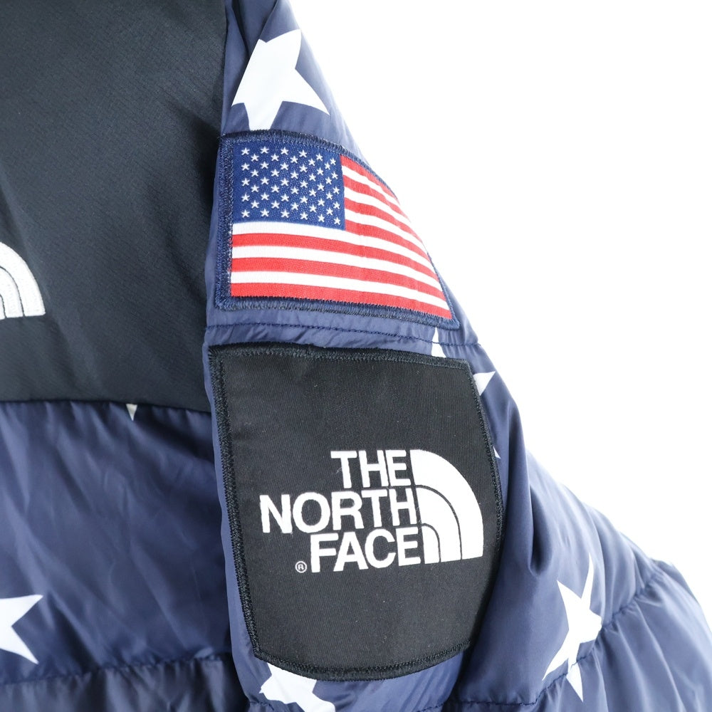 THE NORTH FACE(ザノースフェイス) W IC NUPTSE JACKET スター総柄ヌプシダウンジャケット NF0A3BZE