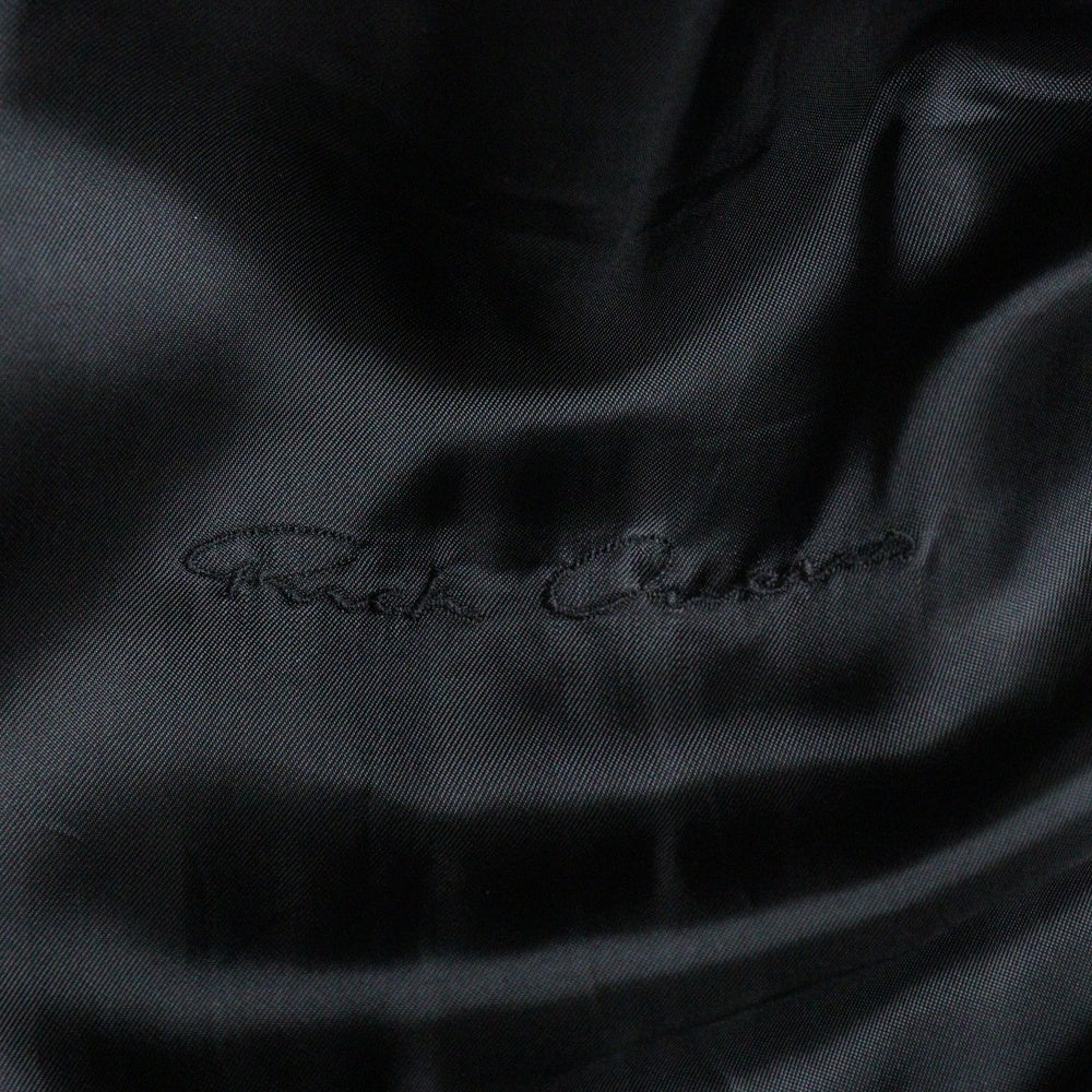 Rick Owens(リックオウエンス) Intarsia インターシャ カウレザージャケット ブラック RU02B2761-LC