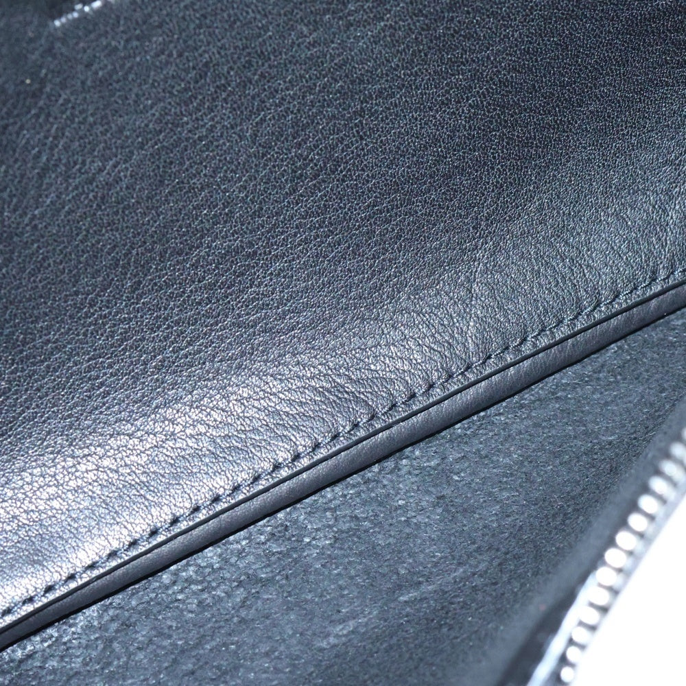 Rick Owens(リックオウエンス) Hollywood Geo バムバッグ レザーポーチ ボディバッグ ブラック 251232M171007