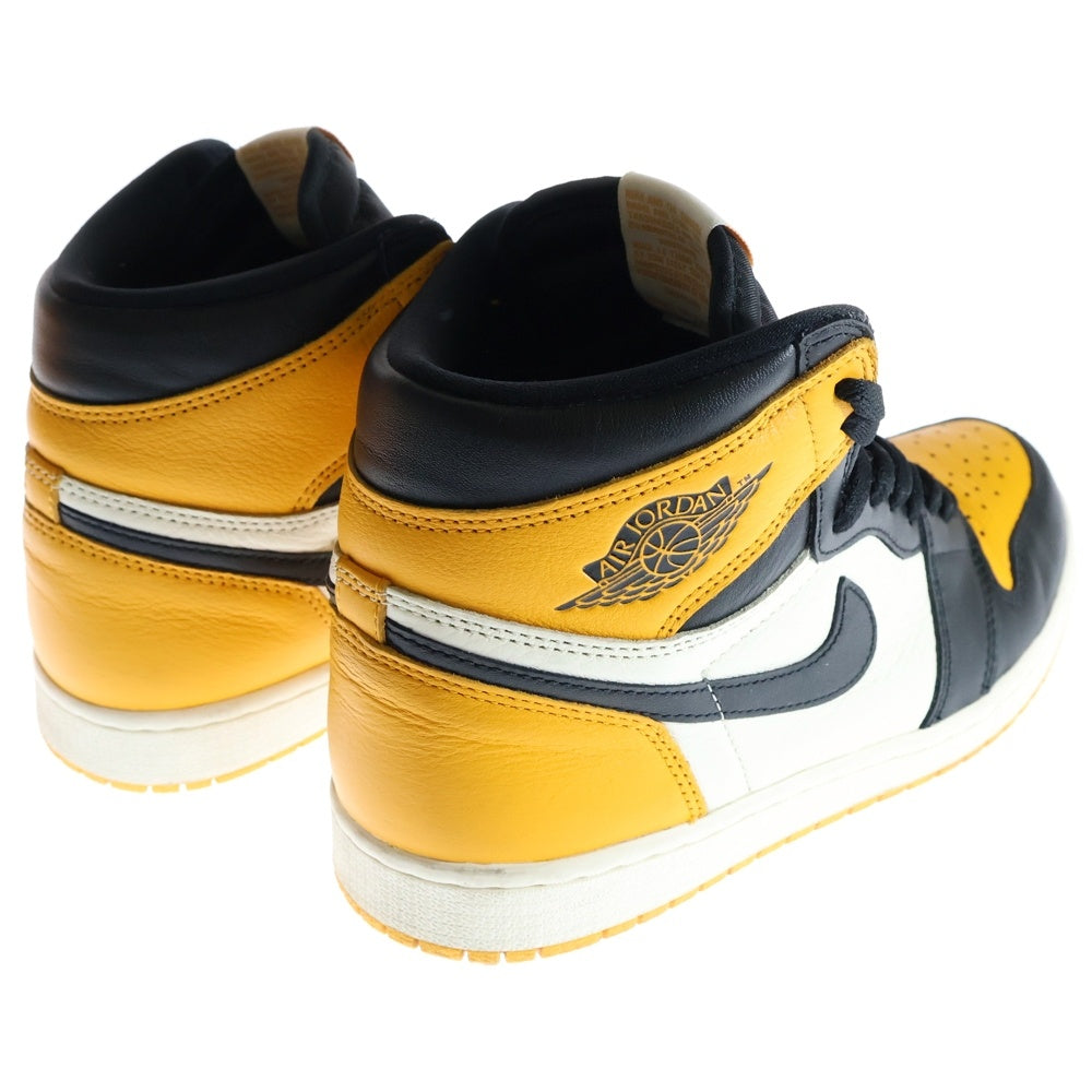 NIKE(ナイキ) AIR JORDAN 1 RETRO HIGH OG TAXI 555088-711 エアジョーダン1 タクシー ハイカットスニーカー イエロー/ブラック US9.5/27.0cm