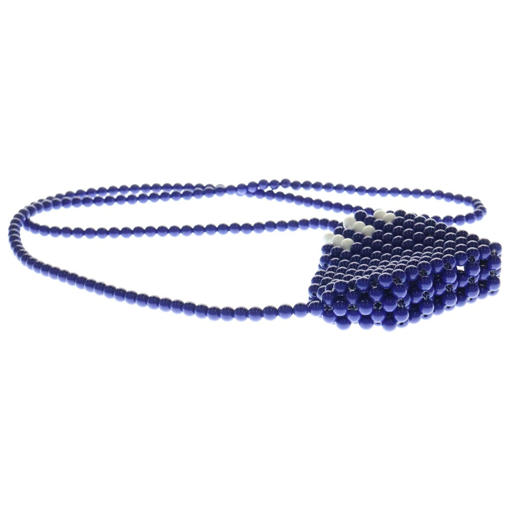 HUMAN MADE(ヒューマンメイド) HEART BEADED BAG ハート ビーズ バッグ ブルー