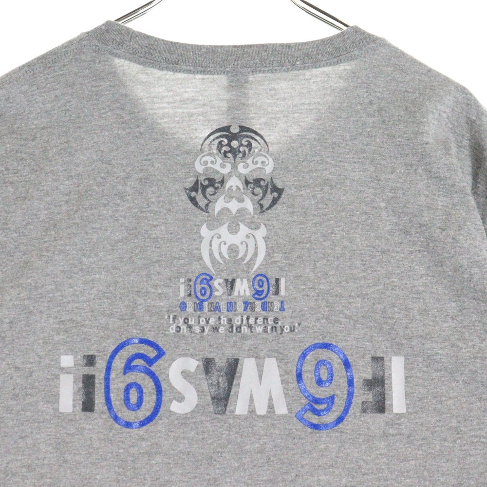 TENDERLOIN(テンダーロイン) 22SS TEE 2A フロントロゴプリント 半袖Tシャツカットソー グレー