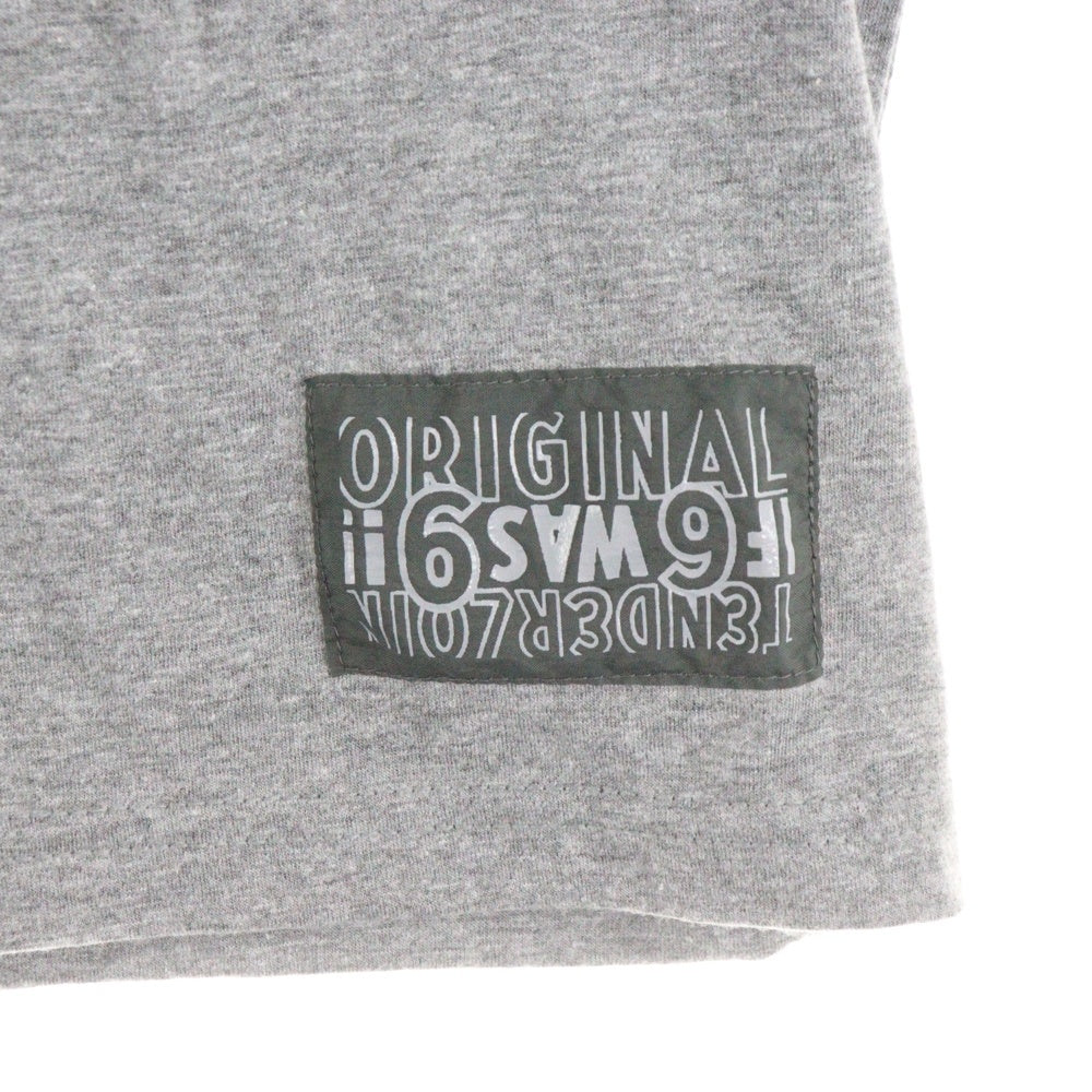 TENDERLOIN(テンダーロイン) 22SS TEE 2A フロントロゴプリント 半袖Tシャツカットソー グレー