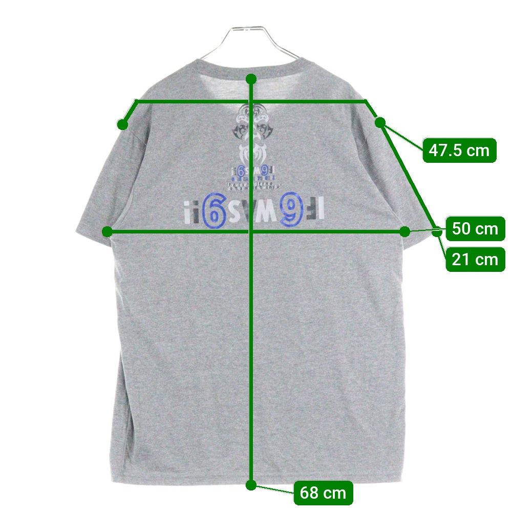 TENDERLOIN(テンダーロイン) 22SS TEE 2A フロントロゴプリント 半袖Tシャツカットソー グレー